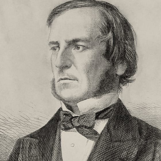 Portrait photograph of George Boole.